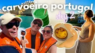 PORTUGAL VLOG 2! Cave Boat Tour To Benagil Cave & Relaxing On Carvoeiro Beach!