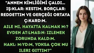 Annem Kimliğimi &Ccedil;aldı: Işıkları Kestim, Bor&ccedil;ları Reddettim ve Hayatımı Kurtardım