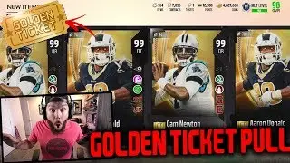 I PULLED A GOLDEN TICKET *OMG *!! MADDEN 18