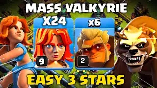 BEST ATTACK!! Th14 Valkyrie Attack Strategy | Th14 Valkyrie Druids | Best Th14 Attack Strategy  Coc