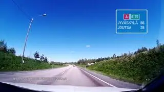 4/E75 Finland, Lusi(Heinola)-Jyväskylä (Northbound)