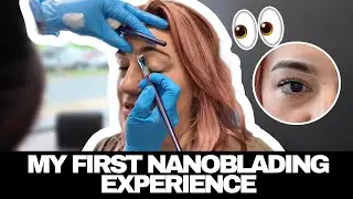 I Got My Eyebrows Nano-bladed For The FIRST TIME! 👀