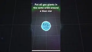 My Pocket Galaxy: what if we put all gas giants in the same orbit? #space #games #spacesim #planet
