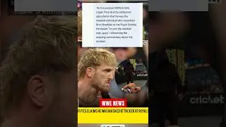 Logan Paul Refutes Claims He Was Masked Attacker at Royal Rumble.