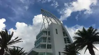 Port Canaveral Exploration Tower Clouds Time-Lapse Video