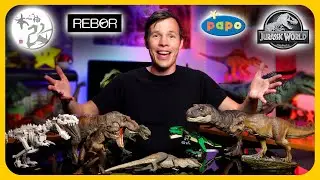 Ultimate Tyrannosaurus Rex Toy Figure Collection | Papo, Nanmu, Rebor, Jurassic World, Lego, PNSO