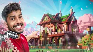 I BUILT MY FIRST HOUSE IN MINECRAFT 🔨😂!! Minecraft (Part 3)