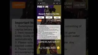 REDEEM CODE REDEEM FAST |GAMERS NATION FF #shorts