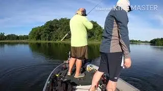 Prefishing for tiny boat tournament