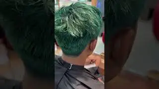 How to get green hair color #hair #greenhair