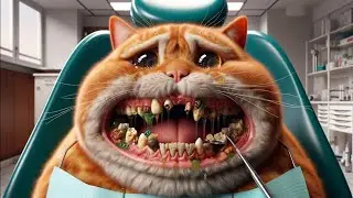 CRYING CAT TOOTH DECAY #cat #video