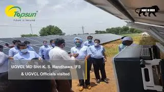 GUVNL'S 1st Solar Ground Mount Project Under SSDSP Scheme 2019 - Topsun Energy Limited
