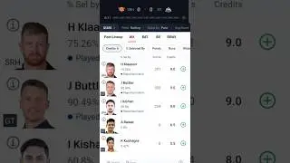 Sunrisers Hyderabad vs Gujarat Titans Dream11 Prediction team today || SRH vs GT || #ipl #dream11