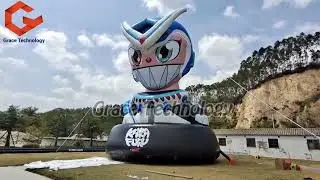 Custom Inflatable Model Characters, Giant Cartoon Inflatable Art Models for Karafuru Carnival 2022
