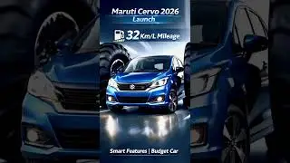 Maruti Cervo 2026 🚗 | 32km/l Mileage | Smart, Stylish & Budget-Friendly Car#ad #marutisuzuki #maruti