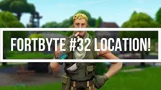 Fortnite Fortbyte #32 Location - Accessible by wearing Kyo Pet Back Bling at the northern most point