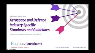 Aerospace and Defense Industry Specific Standards and Guidelines - Session - 1 #Aerospace #Defence
