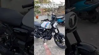 New 2026 TVS Ronin 225 AGONDA Edition On Road Price #ronin225 #shorts