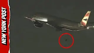 Terrifying Moment Shows British Airways Plane Lose Wheel During Takeoff in Las Vegas