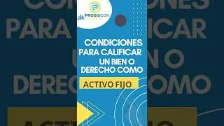 Condiciones para calificar un bien o derecho como Activo Fijo 