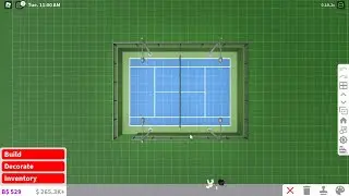 How to Make a Tennis Court in Bloxburg | ROBLOX
