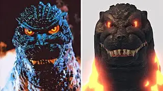 BURNING GODZILLA scene melhor (Kaiju Universe VS Filme de 1995) - 100% REFERENCES