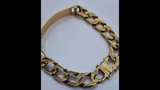 Identity bracelet Solid gold 9 carat