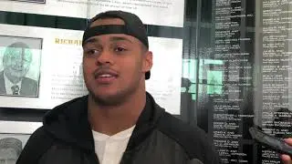 Noah Fant at Iowa Pro Day