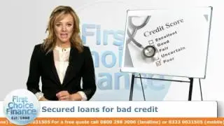 secured loans for bad credit