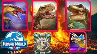 Legendary Monsters With Rexy made the strike event collapsed I Jurassic World Alive