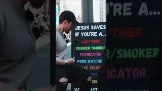 Muslim Panics When Shown Double Standards Against Islam! #jesus #christianity #islam #quran #bible