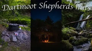 Dartmoor shepards huts camp, Venford reservoir and the twin waterfalls