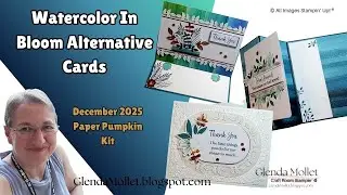 Watercolor In Bloom Paper Pumpkin Alternatives Live