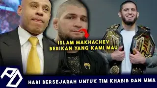 EMOSIONAL! MOMEN SEBELUM DAN SESUDAH PERTARUNGAN ISLAM MAKHACHEV | Sub Indo