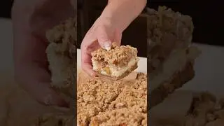 Яблочные хрустящие чизкейк-батончики #шорты