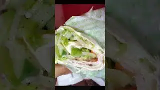 turkey ham wrap lettuce tomatoes onions