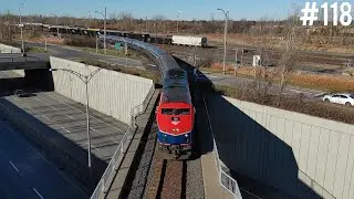 Amtrak train #118 ft. AMTK 108