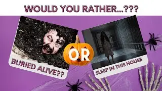 would you rather..?? 👻 halloween edition🎃 🦇 🍭 #powerquiz #guesser