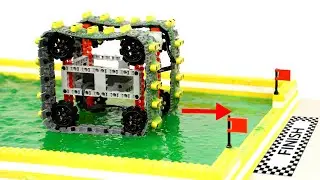 LEGO Car on Slime Track &ndash; Crazy Test! | Smart Technic