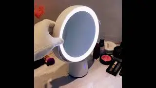 BM 1901  3 COLOR LIGHT Rechargeable LED Vanity Mirror with 5 brightness Makeup Mirror