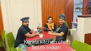South Indian Kerala kitchen tutorial Hira chef food veri nice 👍 opening timing 8:00