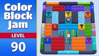 Color Block Jam Level 90 | Every Puzzle Solved! 🎯