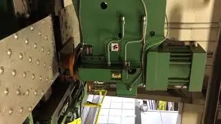 170 Ton Peddinghaus Plate Duplicator F1170/B Single End CNC Punch, 2002