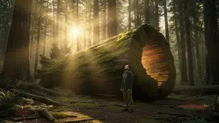 Hidden Inside a 400-Year-Old Giant Tree Log | Luxury Off-Grid Home You&rsquo;ve Never Seen Before