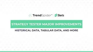 Strategy Tester Major Improvements | TrendSpider Shorts