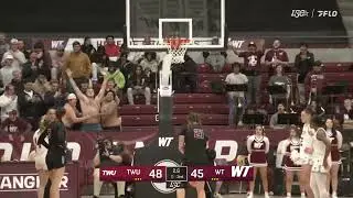 No. 3 Texas Woman's Basketball defeats No. 6 West Texas A&M in overtime
