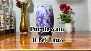 Ube latte | how to make ube latte | purple yam latte