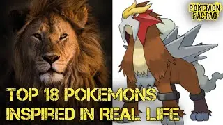 Top 18 :  Pokemons Inspired In Real Life Animal l Pokemon Factag