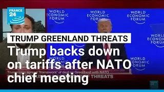 Trump says agreed 'framework' for US deal over Greenland • FRANCE 24 English