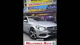 #MERCEDES #W205 | 𝐔𝐏𝐆𝐑𝐀𝐃𝐄 𝐇𝐄𝐀𝐃𝐋𝐀𝐌𝐏 𝐕𝐈𝐆𝐈 𝐕𝟑 𝐋𝐄𝐃 𝐋𝐀𝐒𝐄𝐑 𝐏𝐑𝐎𝐉𝐄𝐂𝐓𝐎𝐑